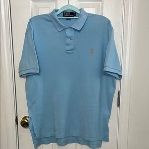 Polo by Ralph Lauren Men's Blue Polo Shirt